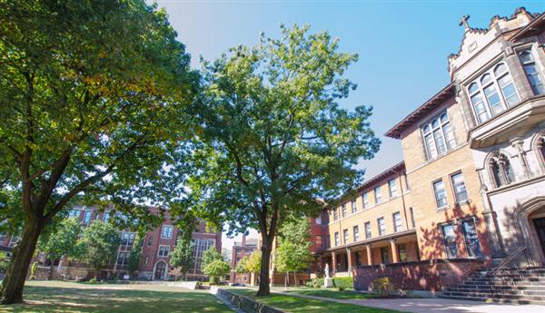 Campus School across the Green